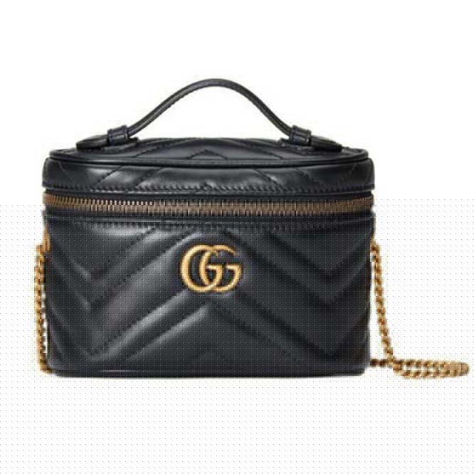 G*u*i gg marmont mini top handle bag ‎699515  (6.3*4.1*5.9cm)